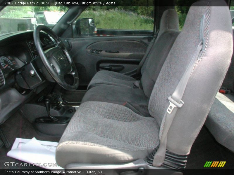 Bright White / Agate 2002 Dodge Ram 2500 SLT Quad Cab 4x4
