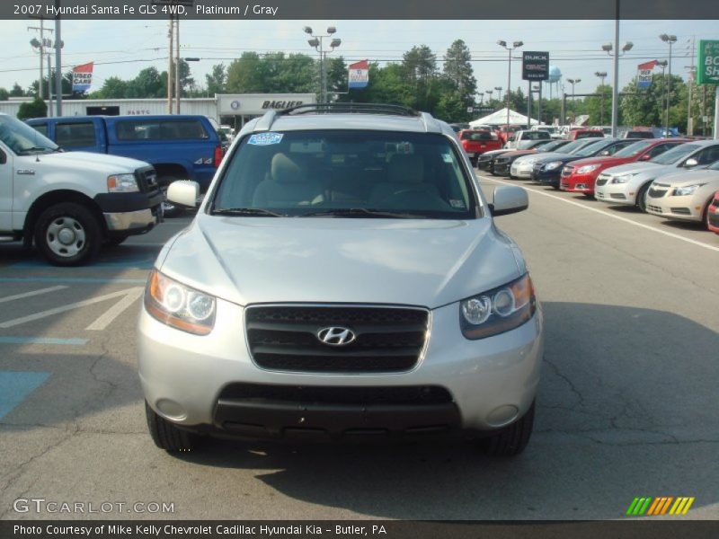 Platinum / Gray 2007 Hyundai Santa Fe GLS 4WD
