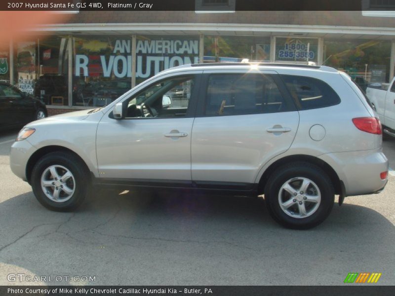 Platinum / Gray 2007 Hyundai Santa Fe GLS 4WD