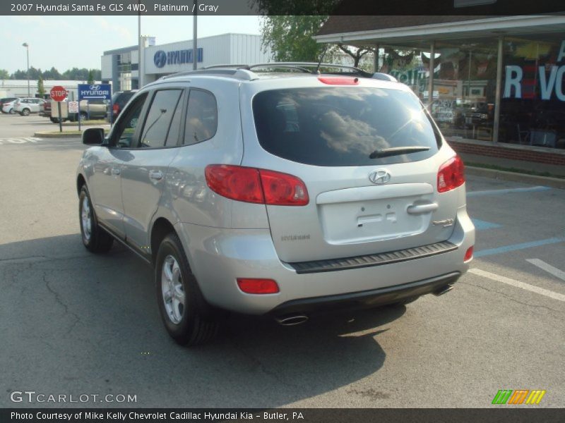 Platinum / Gray 2007 Hyundai Santa Fe GLS 4WD