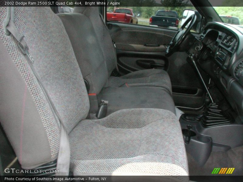 Bright White / Agate 2002 Dodge Ram 2500 SLT Quad Cab 4x4