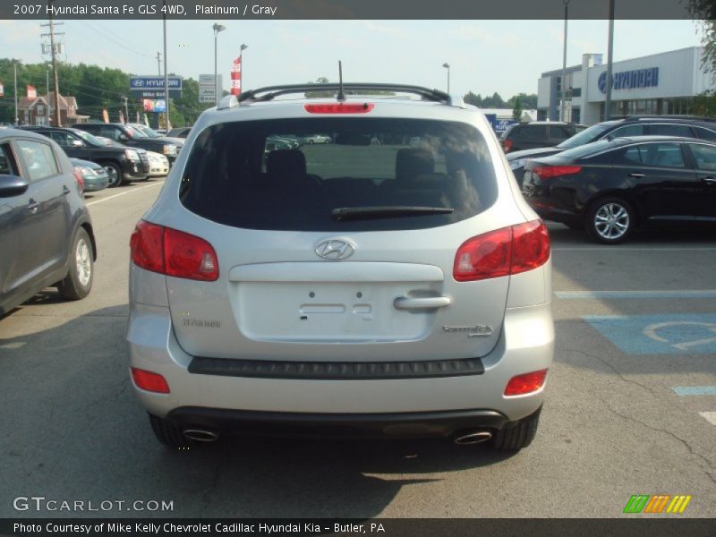 Platinum / Gray 2007 Hyundai Santa Fe GLS 4WD