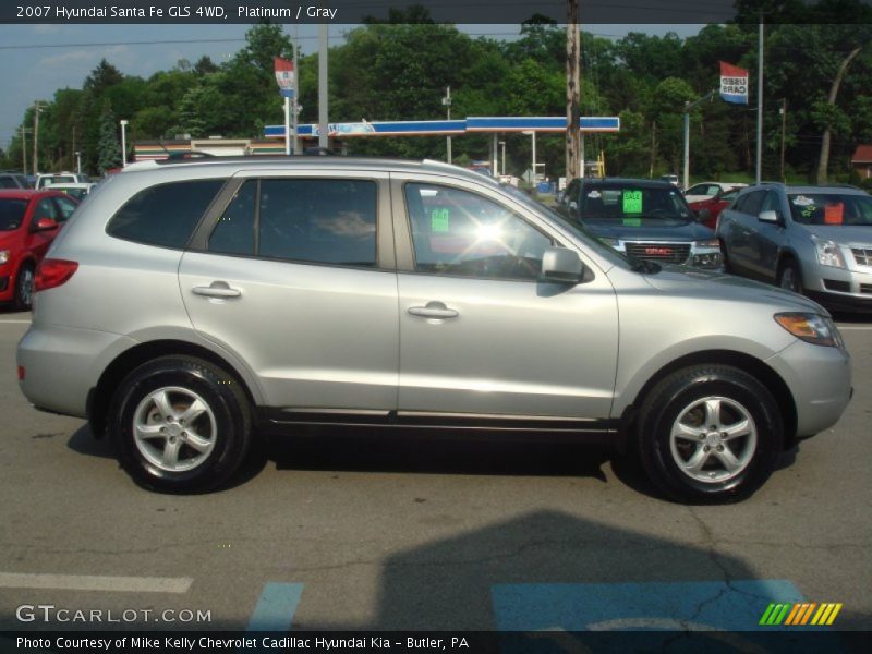 Platinum / Gray 2007 Hyundai Santa Fe GLS 4WD