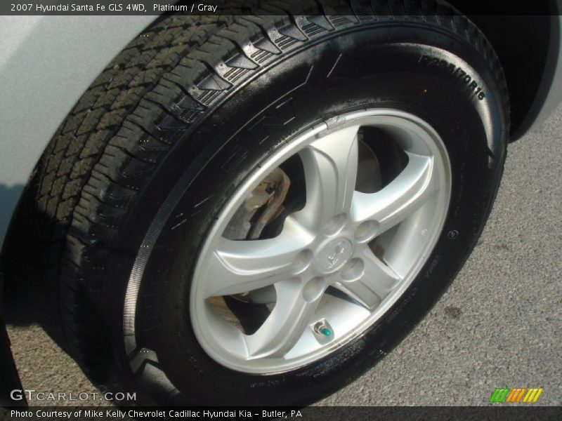 Platinum / Gray 2007 Hyundai Santa Fe GLS 4WD