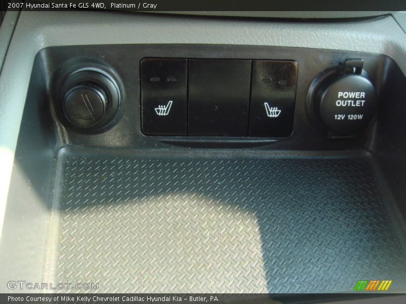 Platinum / Gray 2007 Hyundai Santa Fe GLS 4WD