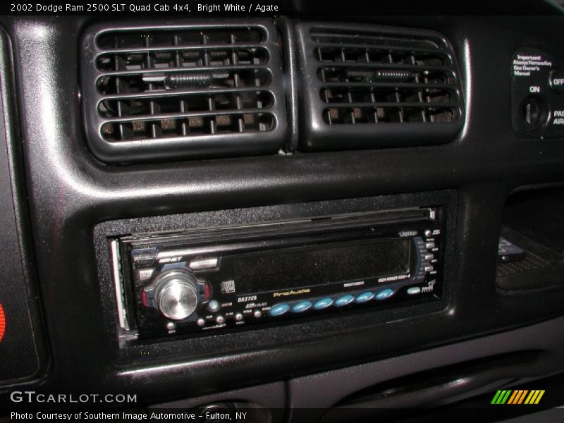 Bright White / Agate 2002 Dodge Ram 2500 SLT Quad Cab 4x4