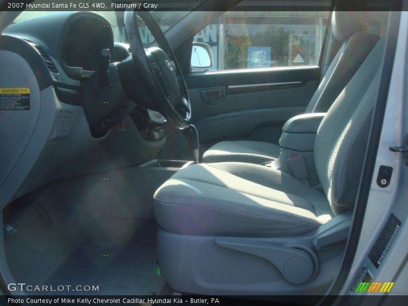 Platinum / Gray 2007 Hyundai Santa Fe GLS 4WD