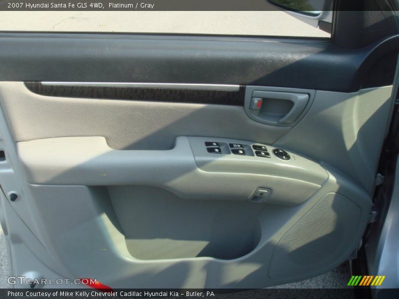 Platinum / Gray 2007 Hyundai Santa Fe GLS 4WD