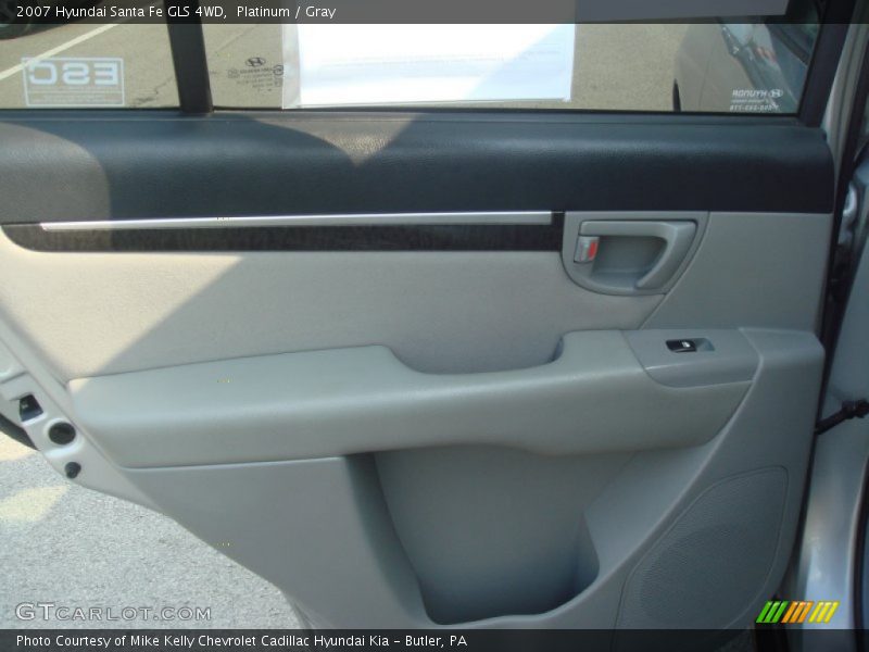 Platinum / Gray 2007 Hyundai Santa Fe GLS 4WD