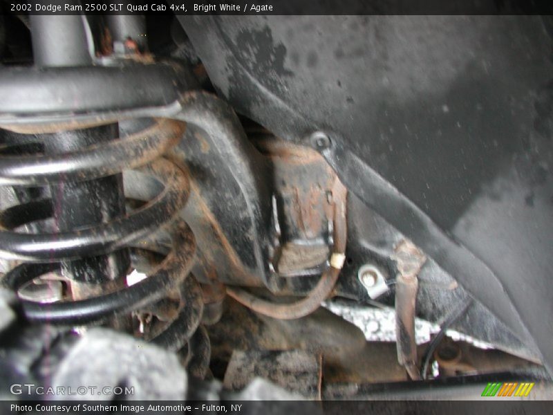 Bright White / Agate 2002 Dodge Ram 2500 SLT Quad Cab 4x4