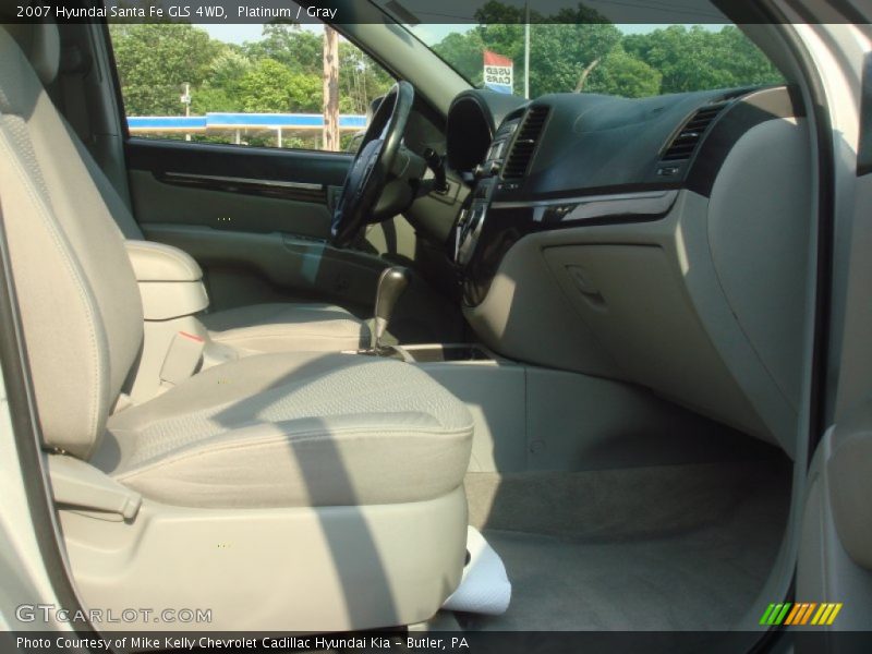 Platinum / Gray 2007 Hyundai Santa Fe GLS 4WD