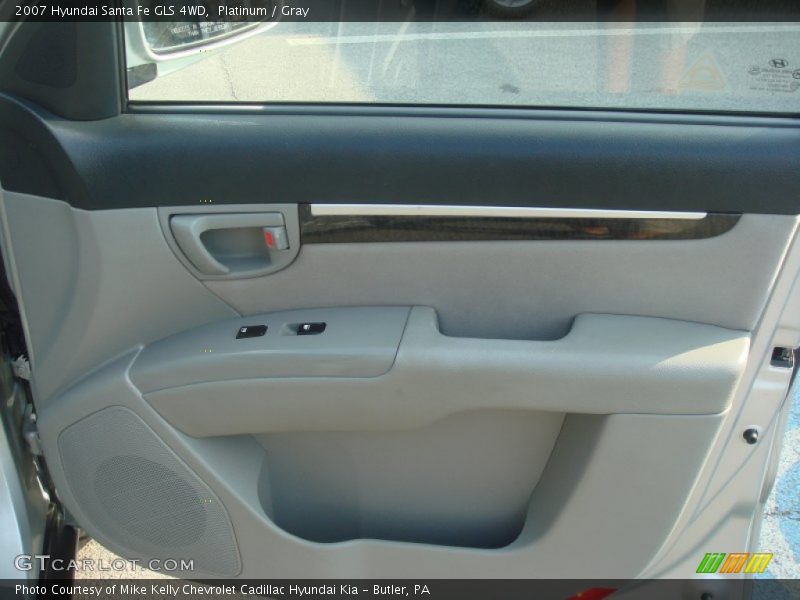 Platinum / Gray 2007 Hyundai Santa Fe GLS 4WD