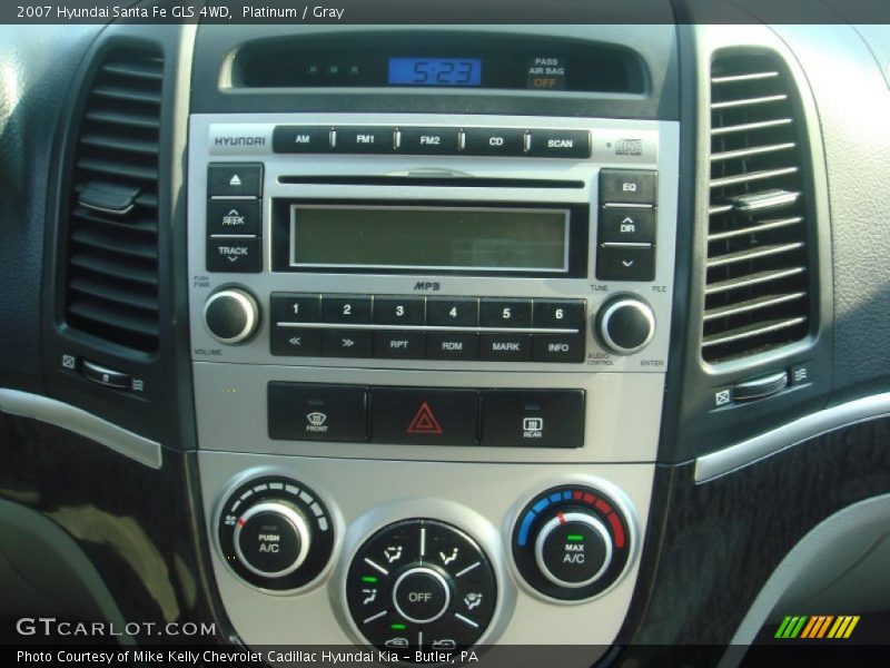 Platinum / Gray 2007 Hyundai Santa Fe GLS 4WD