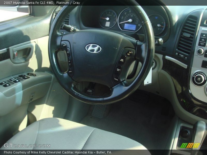 Platinum / Gray 2007 Hyundai Santa Fe GLS 4WD