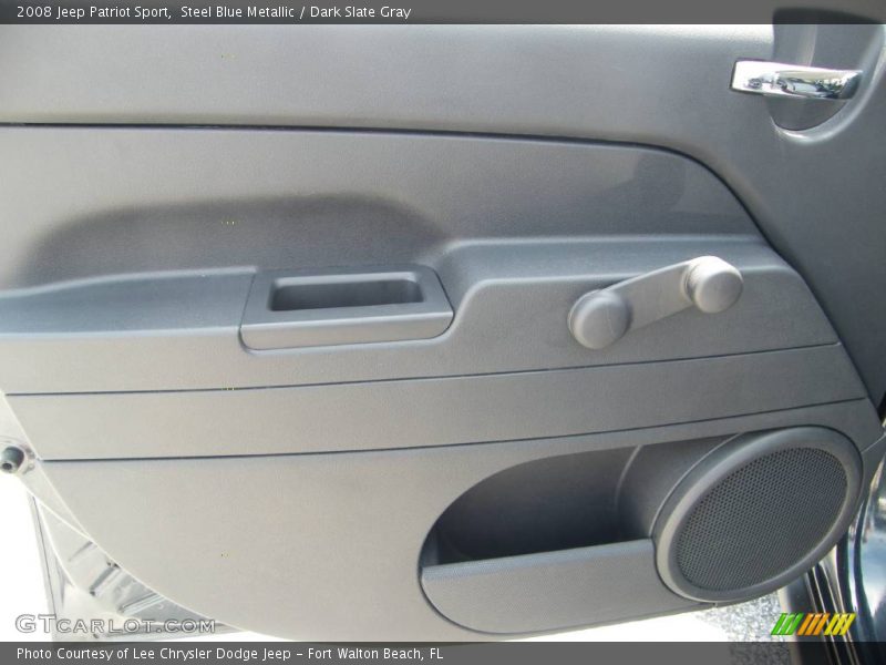 Steel Blue Metallic / Dark Slate Gray 2008 Jeep Patriot Sport