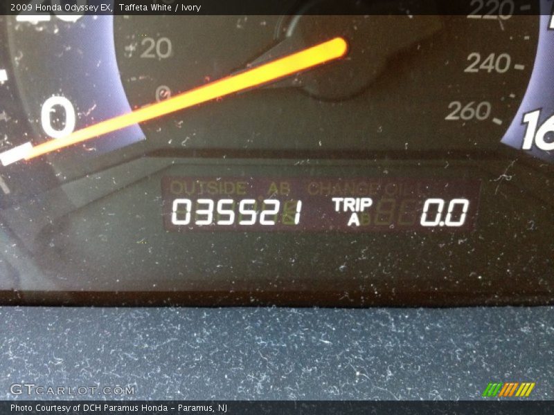Taffeta White / Ivory 2009 Honda Odyssey EX