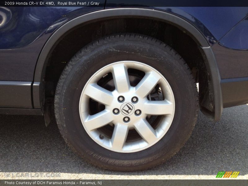 Royal Blue Pearl / Gray 2009 Honda CR-V EX 4WD