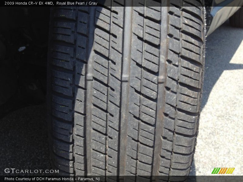 Royal Blue Pearl / Gray 2009 Honda CR-V EX 4WD
