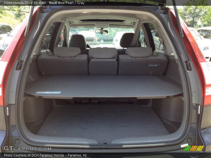 Royal Blue Pearl / Gray 2009 Honda CR-V EX 4WD