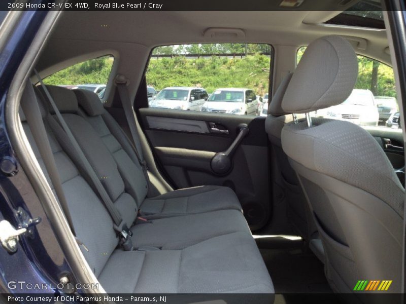 Royal Blue Pearl / Gray 2009 Honda CR-V EX 4WD