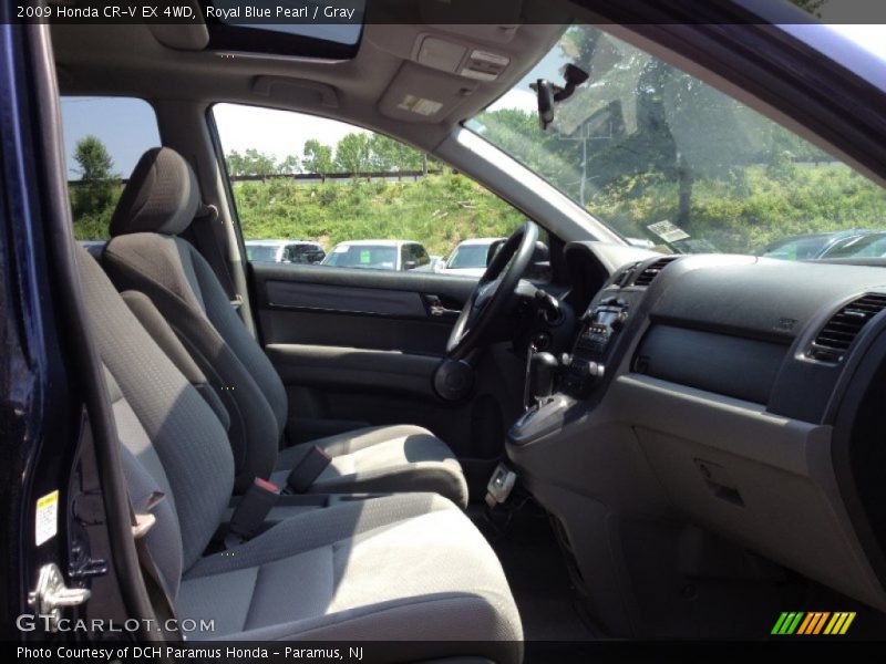 Royal Blue Pearl / Gray 2009 Honda CR-V EX 4WD