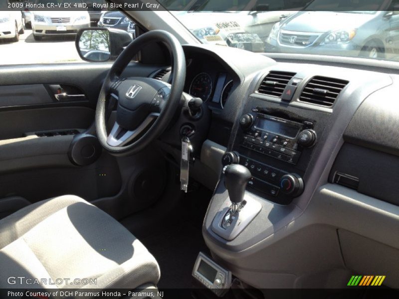Royal Blue Pearl / Gray 2009 Honda CR-V EX 4WD
