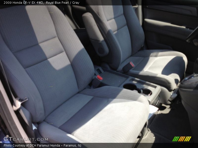 Royal Blue Pearl / Gray 2009 Honda CR-V EX 4WD