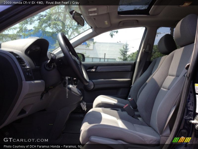 Royal Blue Pearl / Gray 2009 Honda CR-V EX 4WD