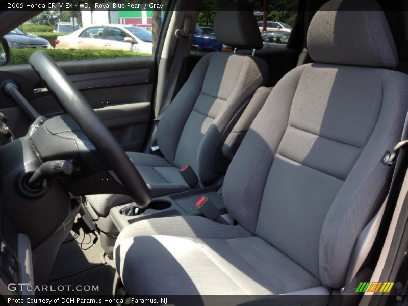 Royal Blue Pearl / Gray 2009 Honda CR-V EX 4WD