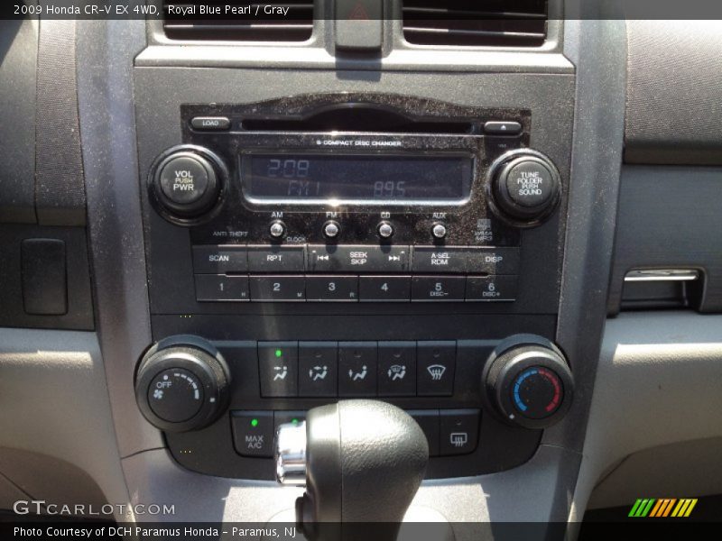 Royal Blue Pearl / Gray 2009 Honda CR-V EX 4WD