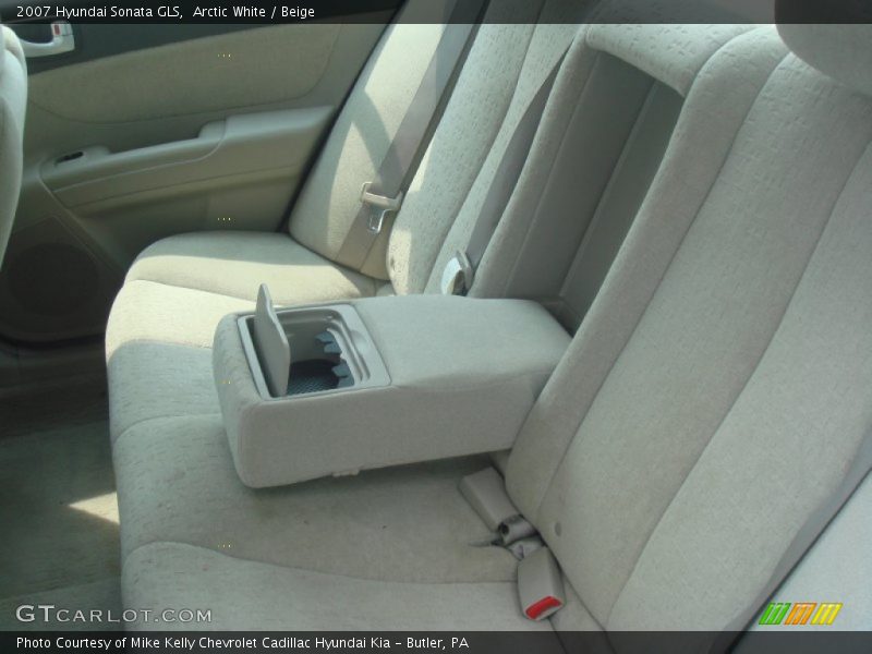 Arctic White / Beige 2007 Hyundai Sonata GLS