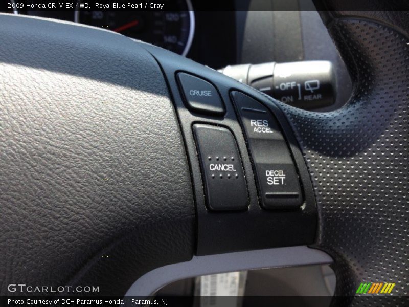 Royal Blue Pearl / Gray 2009 Honda CR-V EX 4WD