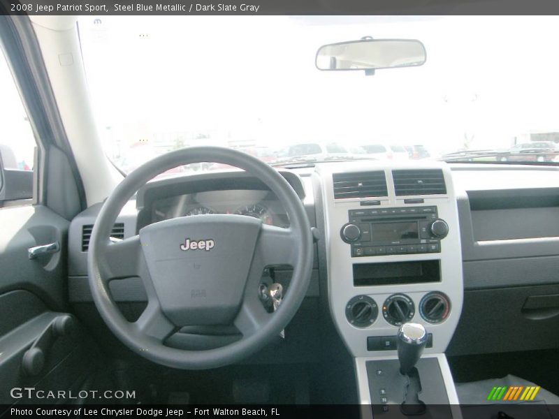 Steel Blue Metallic / Dark Slate Gray 2008 Jeep Patriot Sport