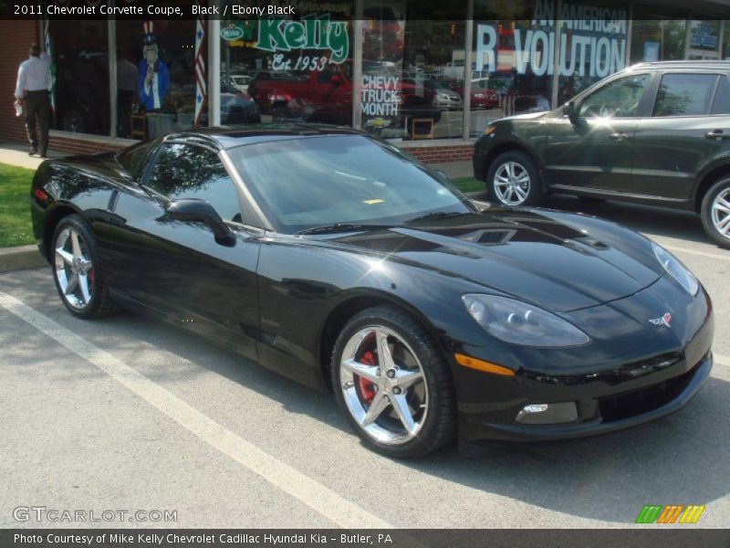 Black / Ebony Black 2011 Chevrolet Corvette Coupe