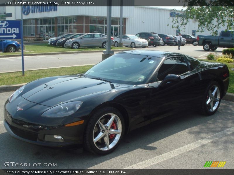 Black / Ebony Black 2011 Chevrolet Corvette Coupe