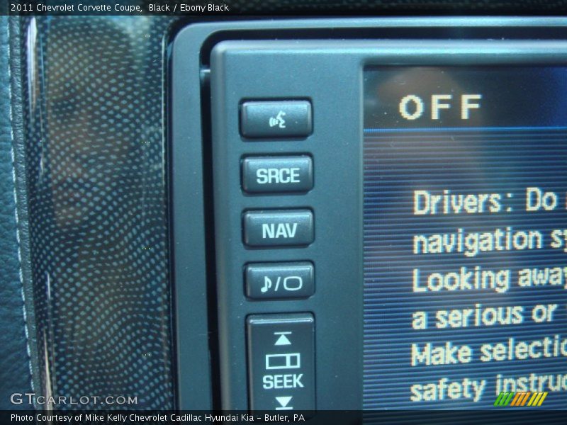 Black / Ebony Black 2011 Chevrolet Corvette Coupe