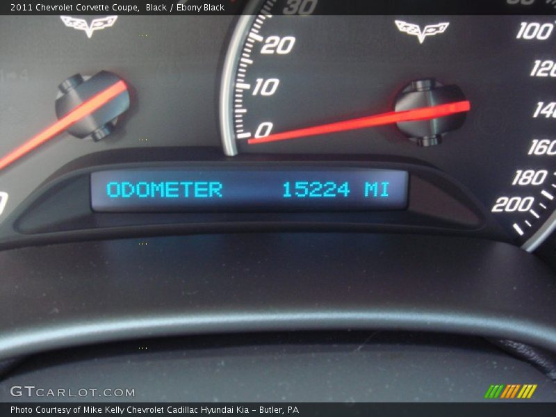 Black / Ebony Black 2011 Chevrolet Corvette Coupe