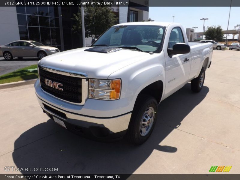 Front 3/4 View of 2012 Sierra 2500HD Regular Cab