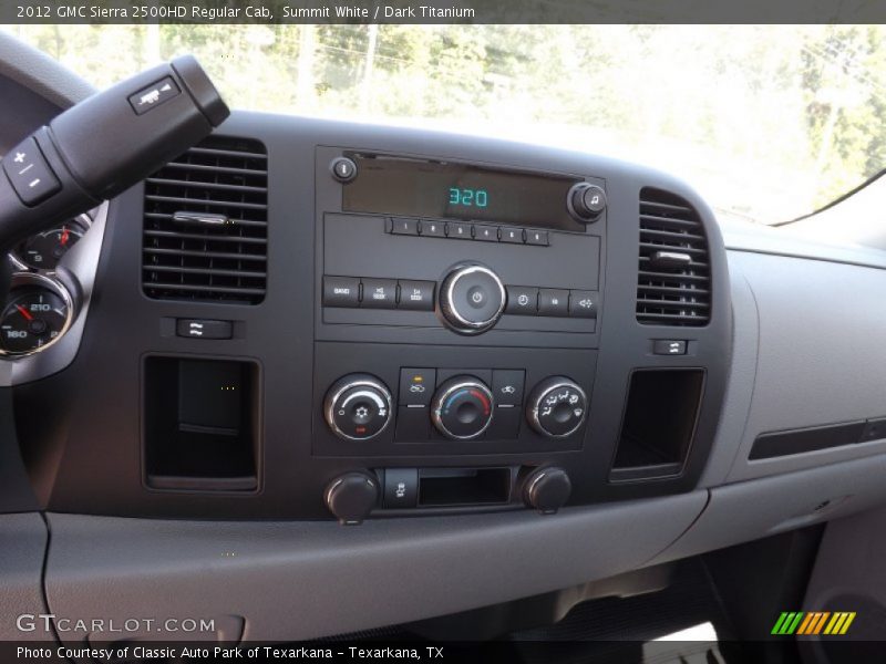 Controls of 2012 Sierra 2500HD Regular Cab