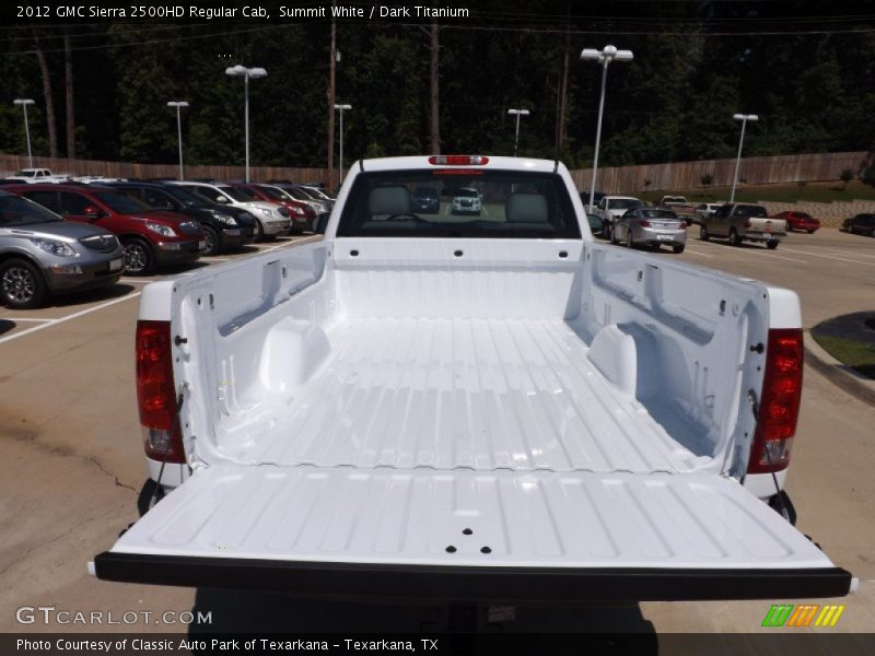  2012 Sierra 2500HD Regular Cab Trunk