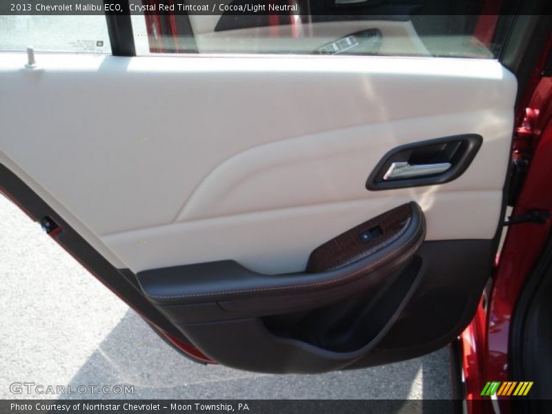 Crystal Red Tintcoat / Cocoa/Light Neutral 2013 Chevrolet Malibu ECO
