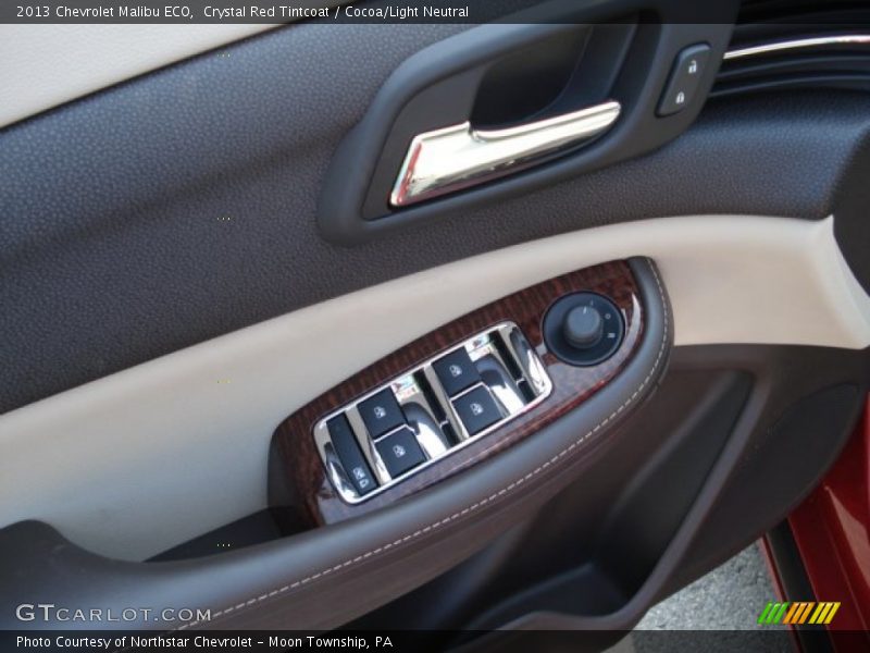 Crystal Red Tintcoat / Cocoa/Light Neutral 2013 Chevrolet Malibu ECO