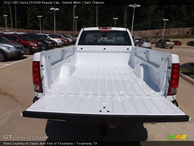 Summit White / Dark Titanium 2012 GMC Sierra 2500HD Regular Cab