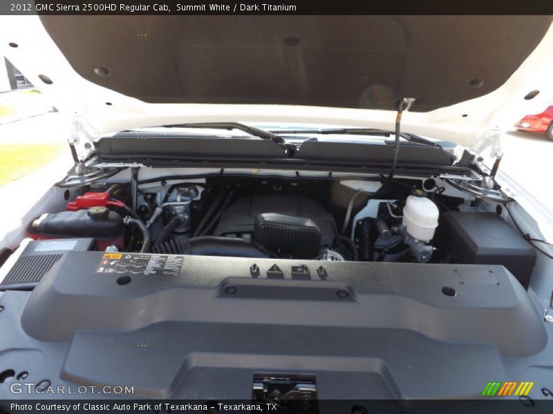 Summit White / Dark Titanium 2012 GMC Sierra 2500HD Regular Cab