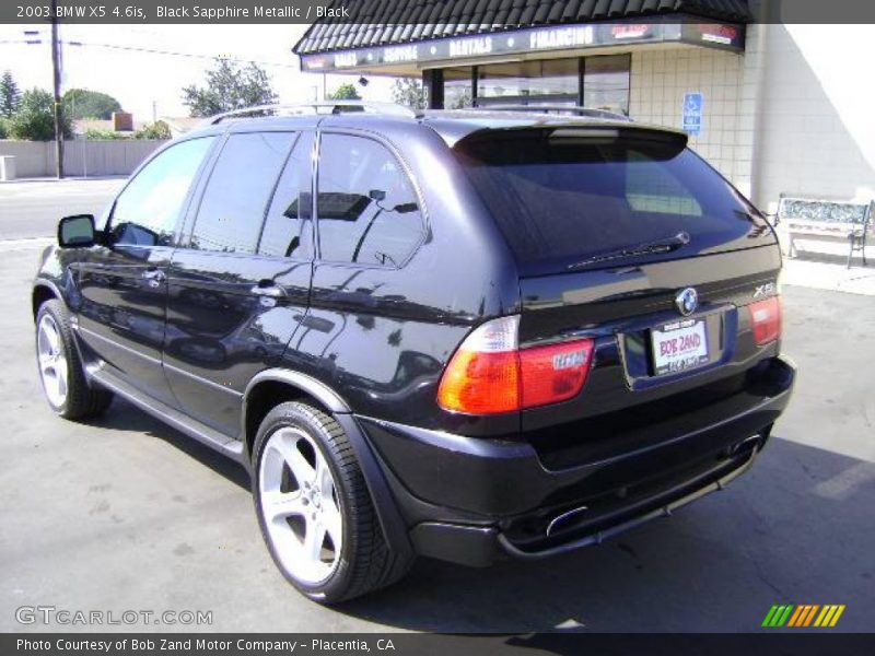 Black Sapphire Metallic / Black 2003 BMW X5 4.6is