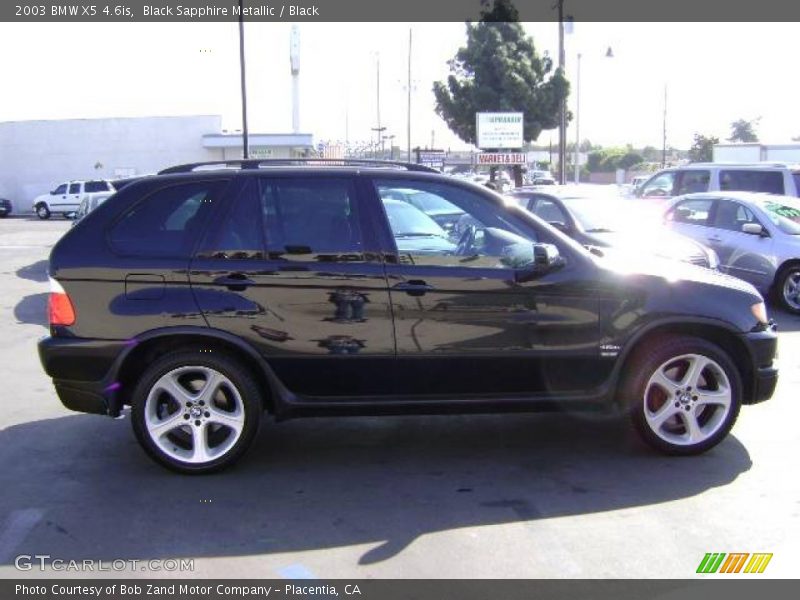 Black Sapphire Metallic / Black 2003 BMW X5 4.6is