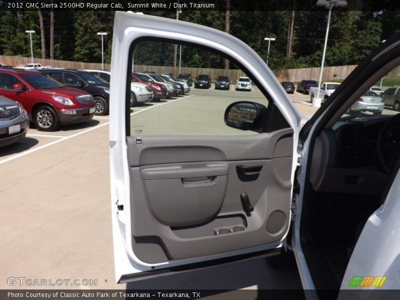 Summit White / Dark Titanium 2012 GMC Sierra 2500HD Regular Cab