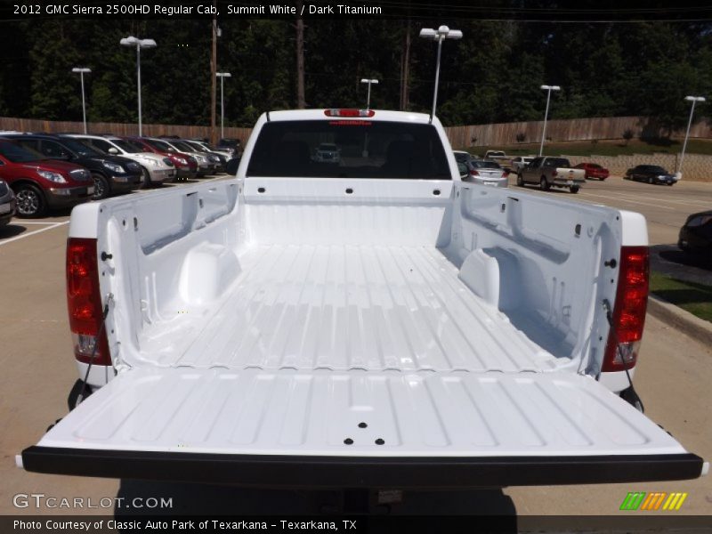 Summit White / Dark Titanium 2012 GMC Sierra 2500HD Regular Cab