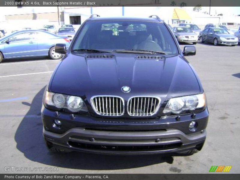 Black Sapphire Metallic / Black 2003 BMW X5 4.6is