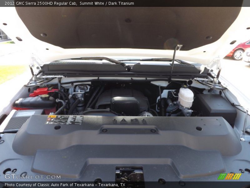 Summit White / Dark Titanium 2012 GMC Sierra 2500HD Regular Cab